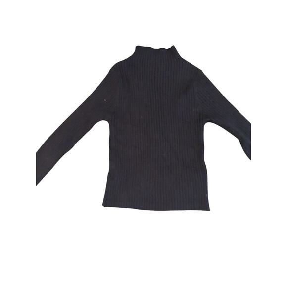 Lot of 2 Shein Black Tops Ribbed Long Sleeve/Crop Stretch T Size 11/12 Girls - Picture 7 of 9